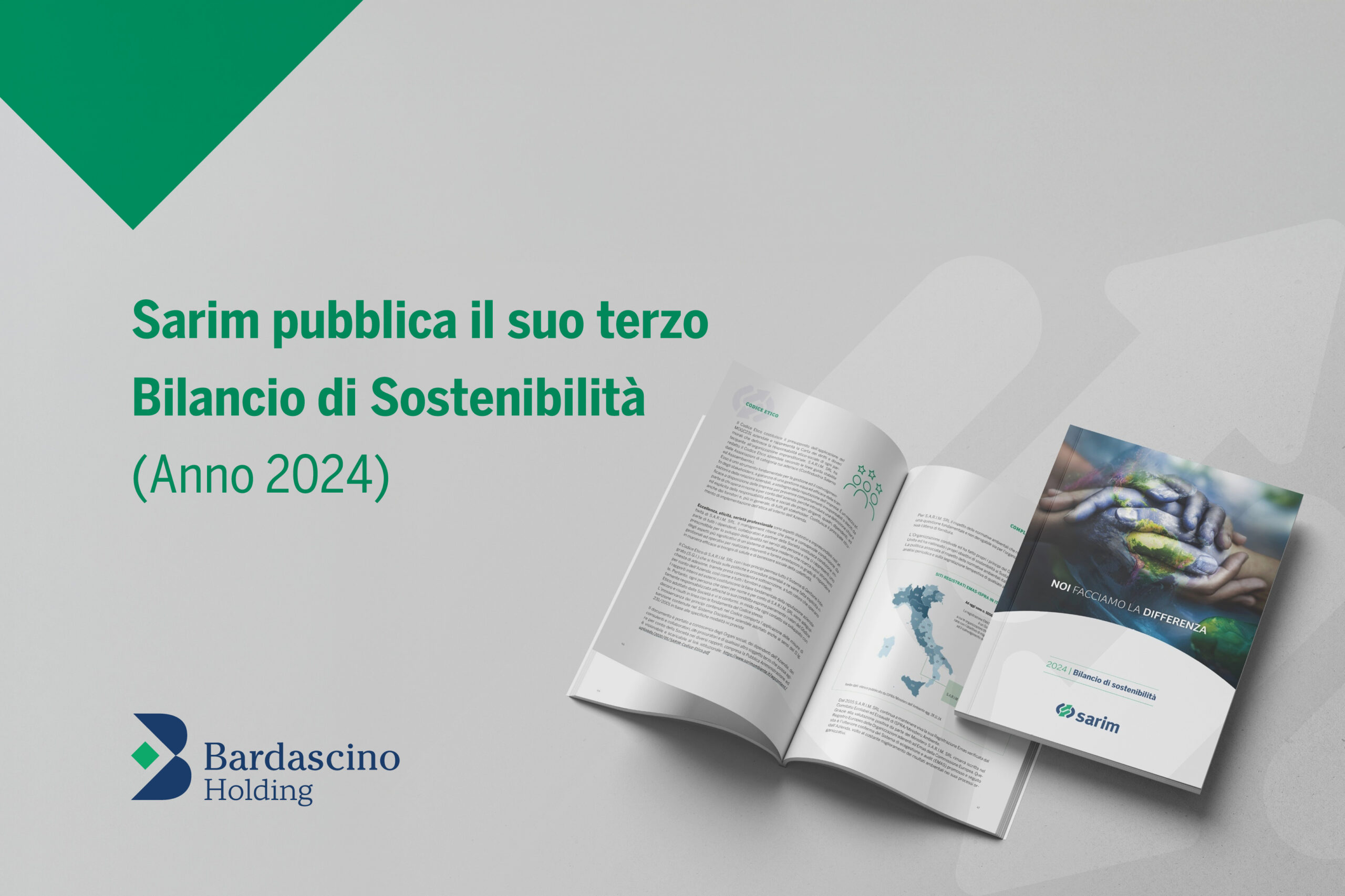 Pubblicato il terzo Bilancio di Sostenibilità SARIM: i numeri del nostro impegno ESG nel 2024